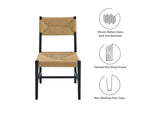 EEI-5489-BLK-NAT Bodie Wood Dining Chair By Modway