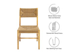 EEI-5489-NAT-NAT Bodie Wood Dining Chair By Modway