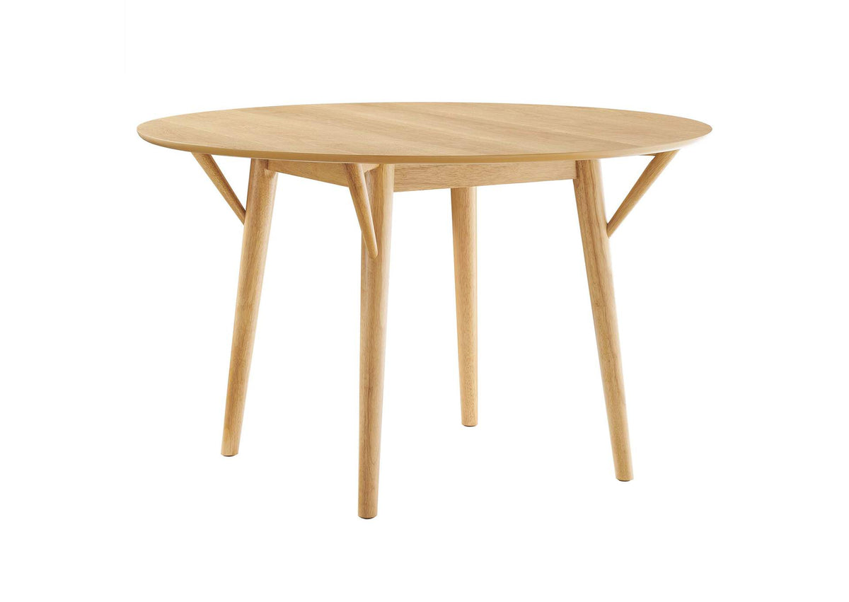 EEI-5511-OAK-OAK Gallant 47" Round Dining Table By Modway
