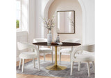 EEI-5524-GLD-CHE Lippa 60" Oval Wood Dining Table By Modway