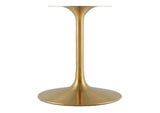EEI-5526-GLD-CHE Lippa 78" Oval Wood Dining Table By Modway