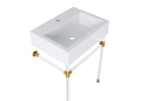 EEI-5535-ACR-WHI Redeem 24" Acrylic Wall-Mount Bathroom Vanity By Modway