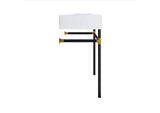 EEI-5537-BLK-WHI Redeem 24" Wall-Mount Black Stainless Steel Bathroom Vanity By Modway