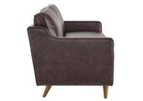 EEI-5553-BRN Impart Genuine Leather Sofa By Modway