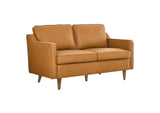 EEI-5554-TAN Impart Genuine Leather Loveseat By Modway