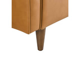 EEI-5554-TAN Impart Genuine Leather Loveseat By Modway