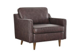 EEI-5555-BRN Impart Genuine Leather Armchair By Modway