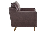 EEI-5555-BRN Impart Genuine Leather Armchair By Modway