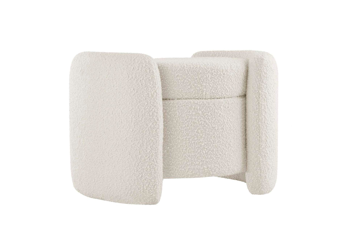 EEI-5561-IVO Nebula Boucle Upholstered Ottoman By Modway
