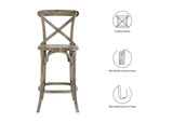 EEI-5562-GRY Gear Counter Stool By Modway