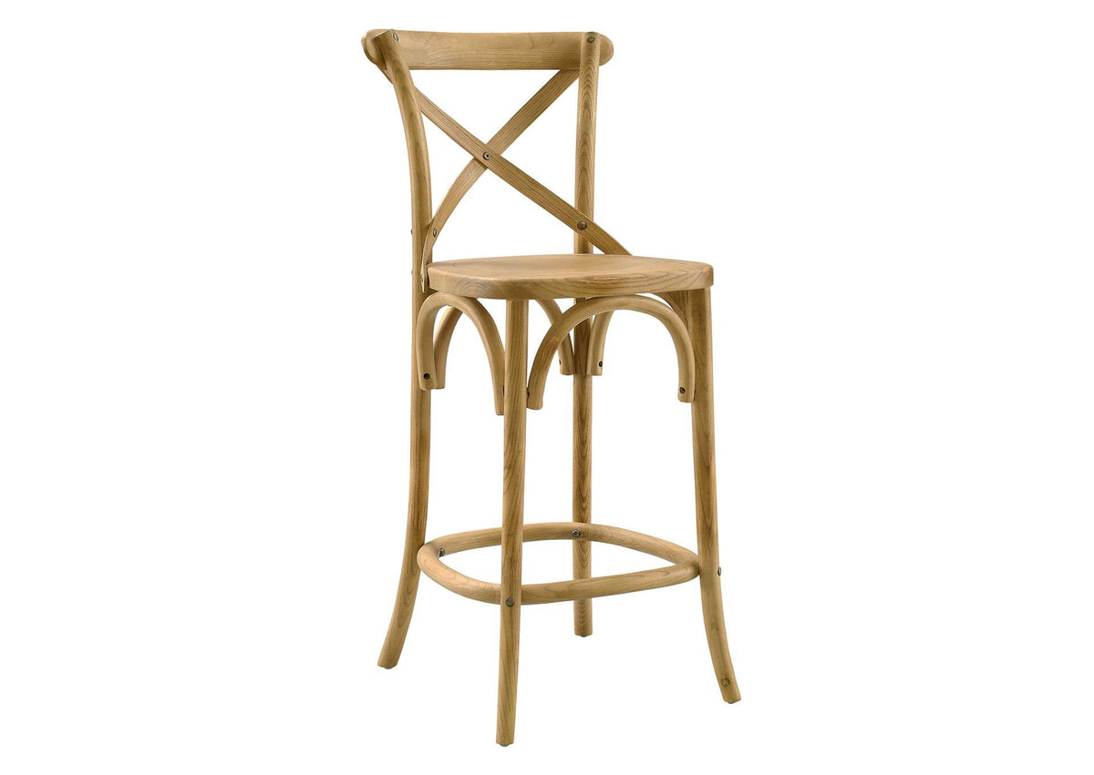 EEI-5562-NAT Gear Counter Stool By Modway
