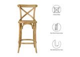 EEI-5562-NAT Gear Counter Stool By Modway