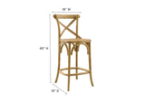 EEI-5562-NAT Gear Counter Stool By Modway