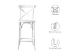 EEI-5562-WHI Gear Counter Stool By Modway