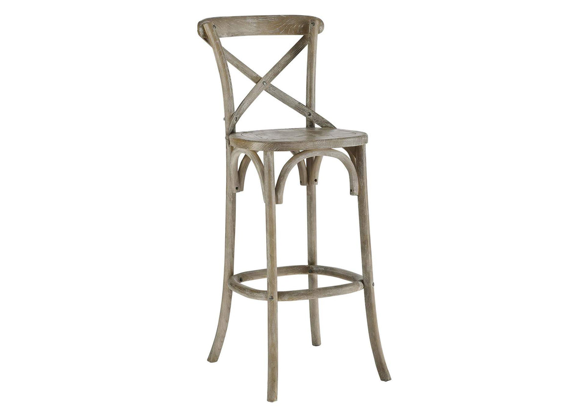 EEI-5563-GRY Gear Bar Stool By Modway