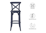 EEI-5563-MID Gear Bar Stool By Modway