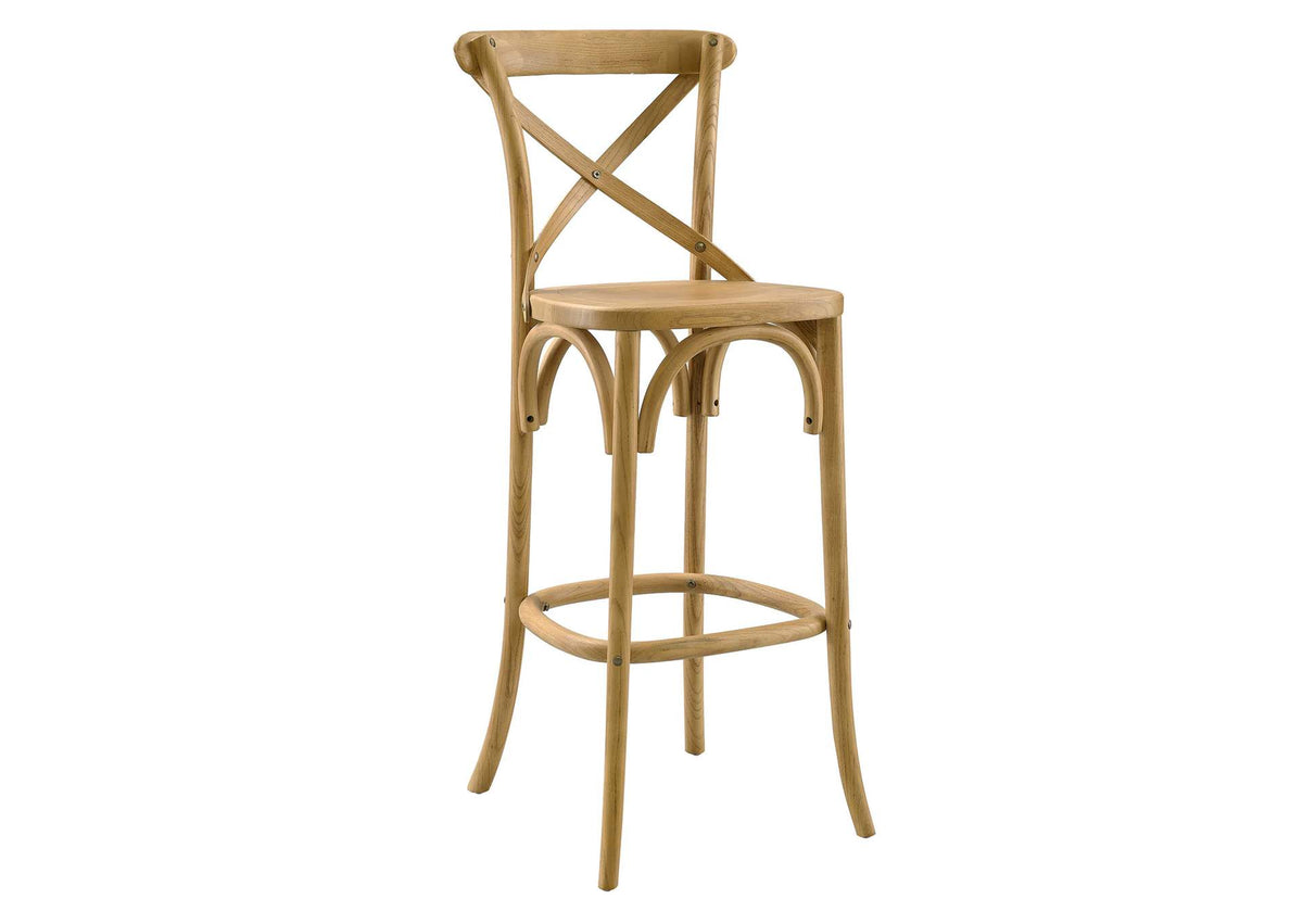 EEI-5563-NAT Gear Bar Stool By Modway