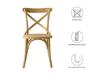 EEI-5564-NAT Gear Dining Side Chair By Modway