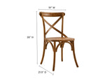 EEI-5564-WAL Gear Dining Side Chair By Modway