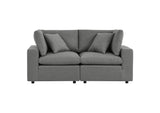 EEI-5576-CHA Commix Overstuffed Outdoor Patio Loveseat By Modway