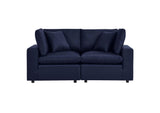 EEI-5576-NAV Commix Overstuffed Outdoor Patio Loveseat By Modway