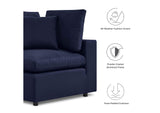 EEI-5576-NAV Commix Overstuffed Outdoor Patio Loveseat By Modway