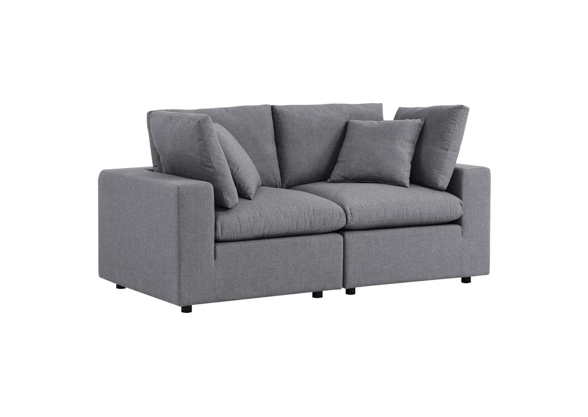 EEI-5577-SLA Commix Sunbrella® Outdoor Patio Loveseat By Modway