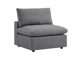EEI-5588-SLA Commix 5 Piece Sunbrella® Outdoor Patio Sectional Sofa By Modway