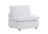 EEI-5588-WHI Commix 5 Piece Sunbrella® Outdoor Patio Sectional Sofa By Modway
