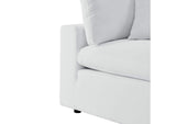 EEI-5588-WHI Commix 5 Piece Sunbrella® Outdoor Patio Sectional Sofa By Modway