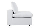 EEI-5588-WHI Commix 5 Piece Sunbrella® Outdoor Patio Sectional Sofa By Modway