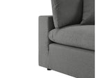 EEI-5589-CHA Commix 5 Piece Outdoor Patio Sectional Sofa By Modway