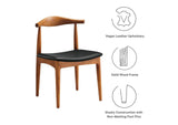 EEI-559-BLK Tracy Dining Side Chair By Modway