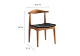 EEI-559-BLK Tracy Dining Side Chair By Modway