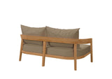EEI-5601-NAT-LBR Brisbane Teak Wood Outdoor Patio Loveseat By Modway