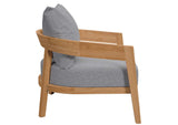 EEI-5602-NAT-GRY Brisbane Teak Wood Outdoor Patio Armchair By Modway