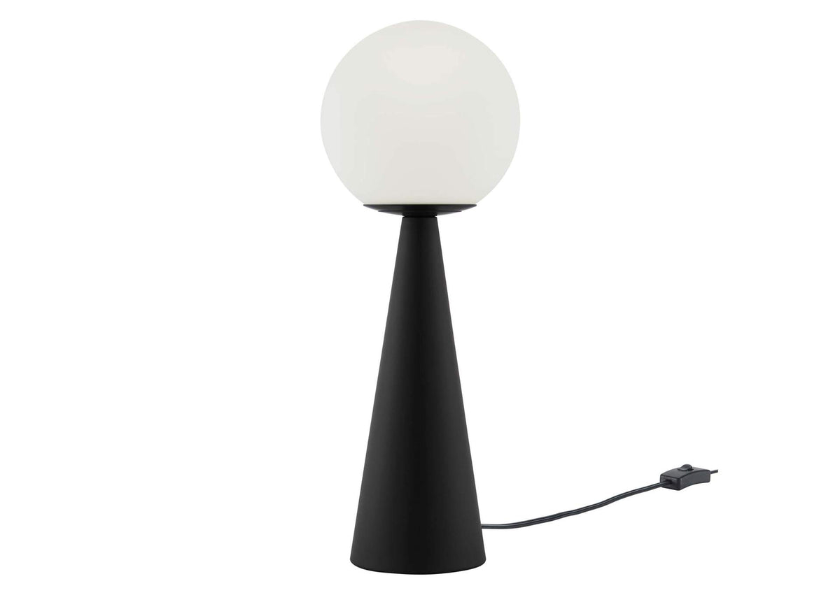 EEI-5621-WHI-BLK Apex Glass Globe Glass Table Lamp By Modway