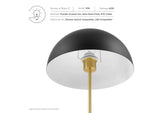 EEI-5629-BLK-SBR Ideal Metal Table Lamp By Modway