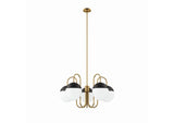 EEI-5658-OPA-SBR Stellar 5-Light Chandelier By Modway