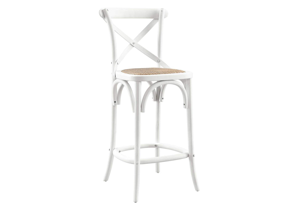 EEI-5667-WHI Gear Counter Stool By Modway