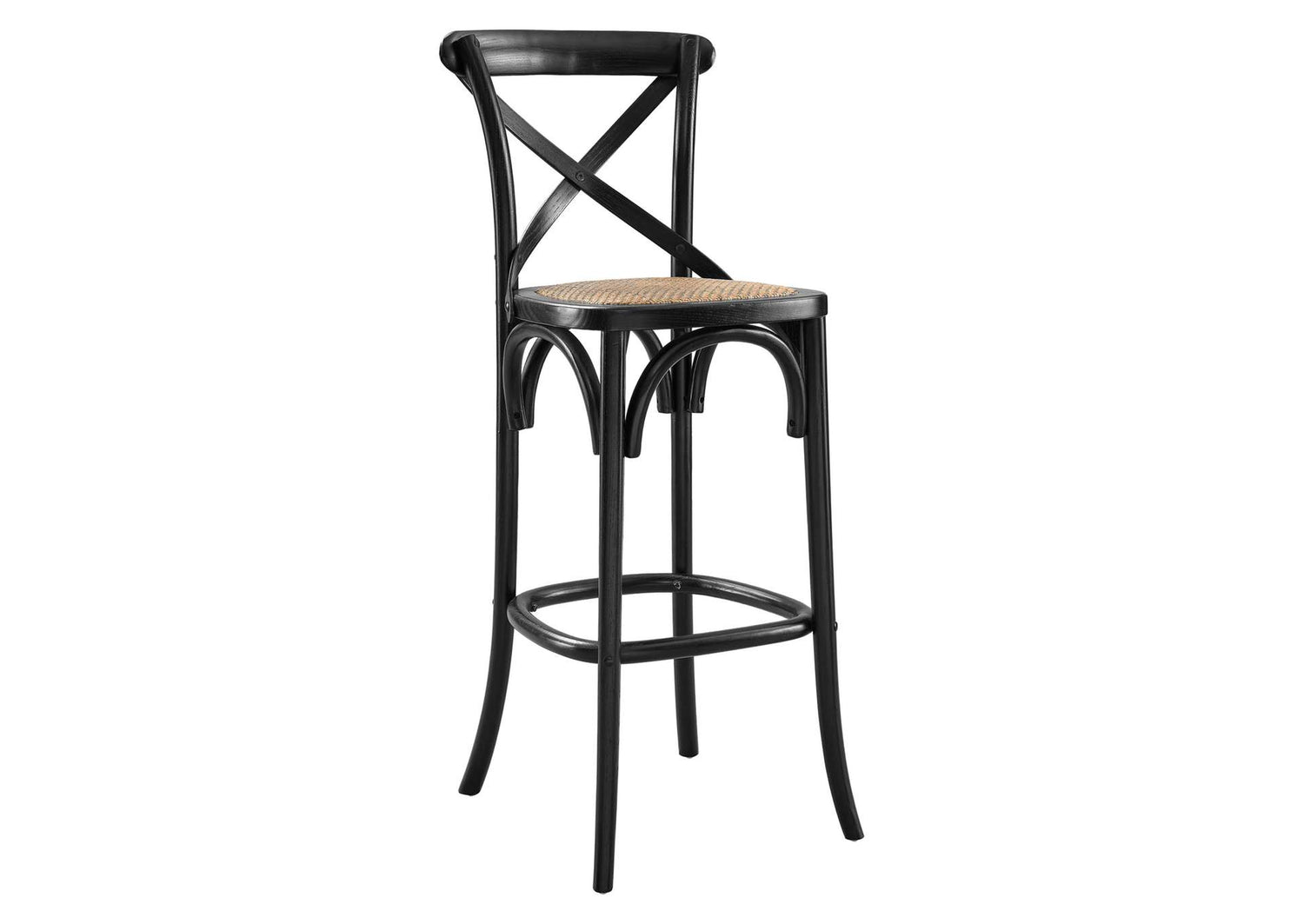 EEI-5668-BLK Gear Bar Stool By Modway
