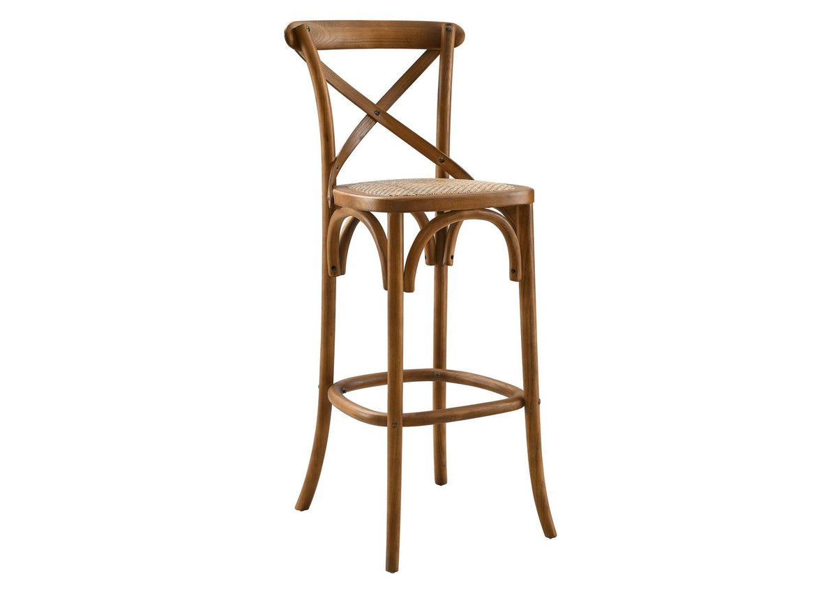 EEI-5668-WAL Gear Bar Stool By Modway