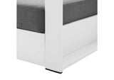 EEI-5675-WHI-CHA Tahoe Outdoor Patio Powder-Coated Aluminum Armchair By Modway
