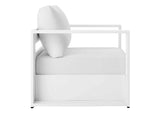 EEI-5675-WHI-WHI Tahoe Outdoor Patio Powder-Coated Aluminum Armchair By Modway