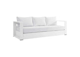 EEI-5676-WHI-WHI Tahoe Outdoor Patio Powder-Coated Aluminum Sofa By Modway