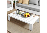 EEI-5677-WHI Tahoe Outdoor Patio Powder-Coated Aluminum Coffee Table By Modway