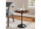 EEI-5689-BLK-WAL Lippa 20" Round Wood Side Table By Modway