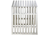 EEI-569-SLV Gridiron Small Stainless Steel Bench By Modway