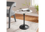 EEI-5692-BLK-TER Lippa 20" Round Terrazzo Side Table By Modway