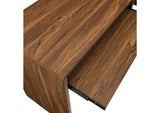 EEI-5703-WAL Venture L-Shaped Wood Office Desk By Modway